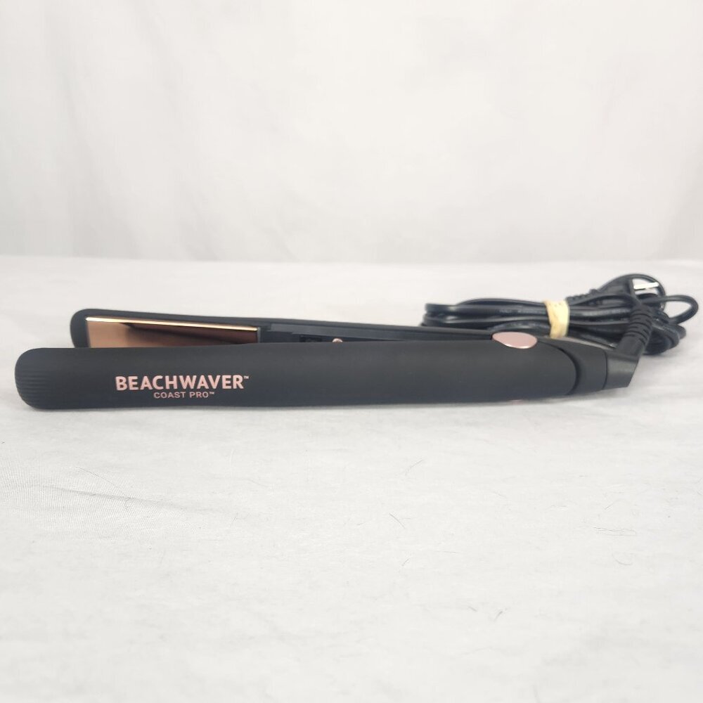 Beachwaver Coast Pro Styling Flat Iron Black BWFLTBLACK Works Hairstyling EUC